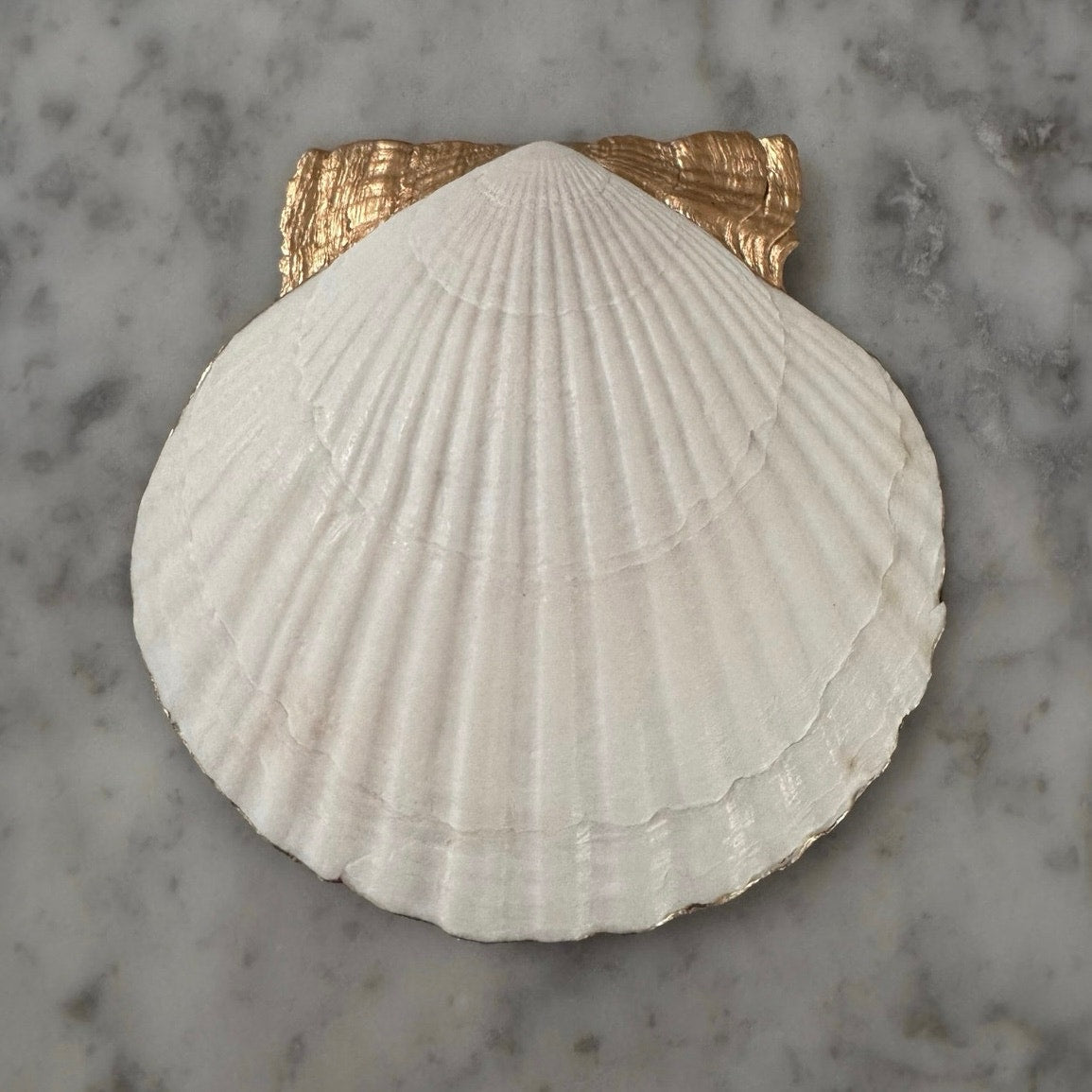 Lavender Field Scallop Shell Trinket Dish, Impressionist Art Ring Dish, French Countryside Decor, Art Lover Gift, Gift for Her