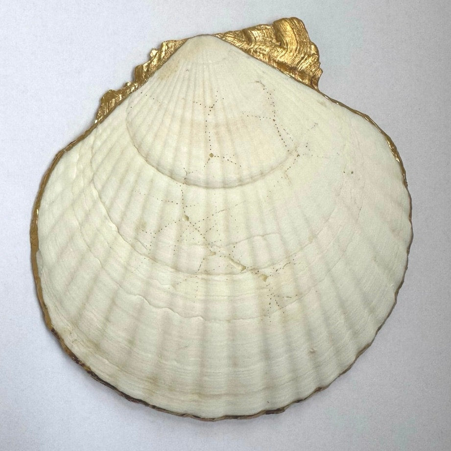 Strawberry Chinoiserie Scallop Shell Ring Dish