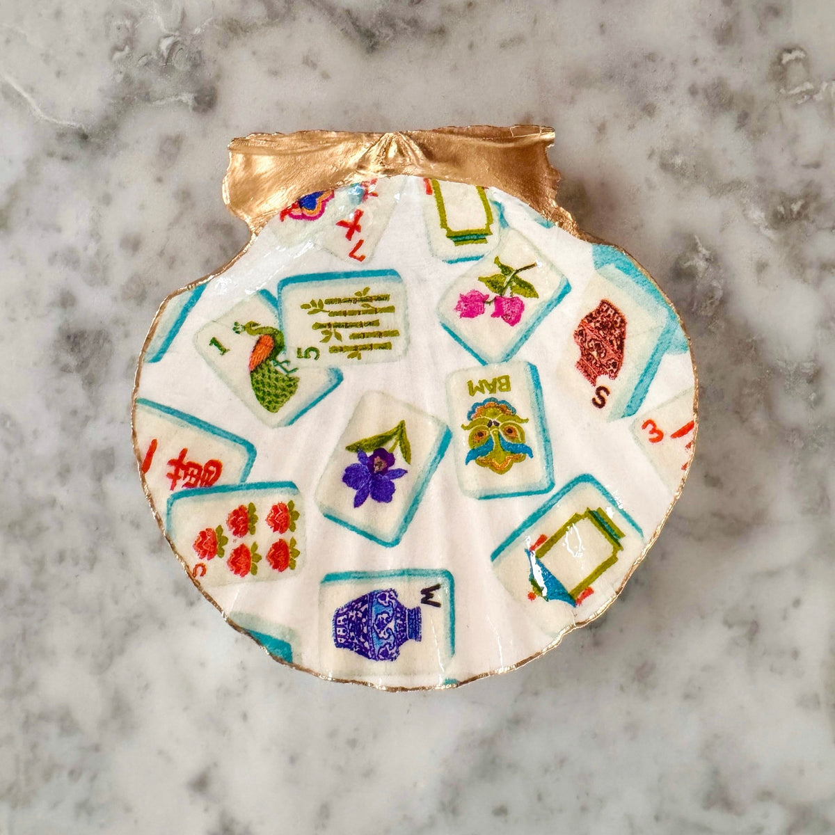Mahjong Tile Trinket Dish, Mahjong Lover Jewelry Dish, Mahjong Dice Holder